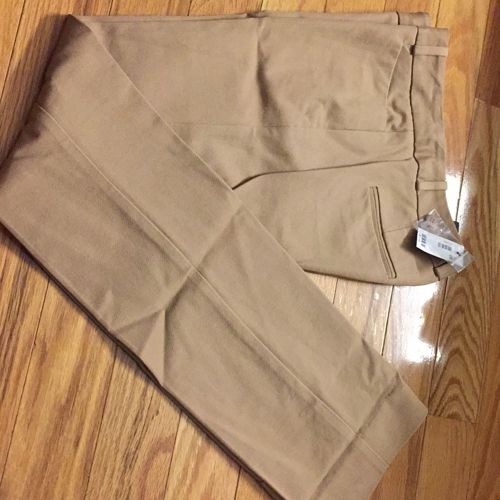 Khaki boot-cut pants from The Limited